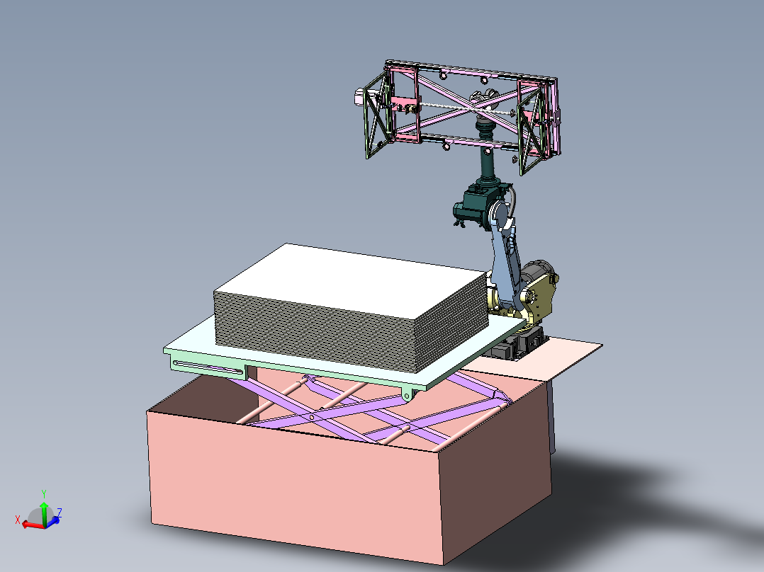 LP-3050 光伏组件自动码垛机器人
