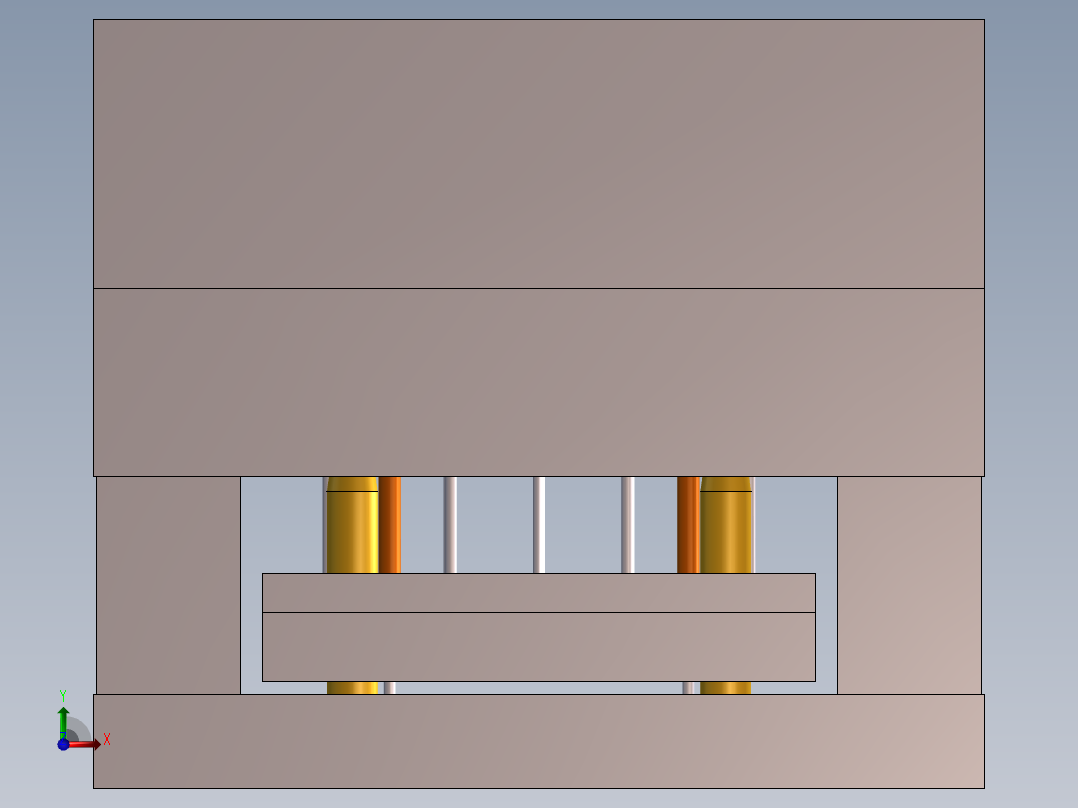 注塑模具、模具(169)前视图