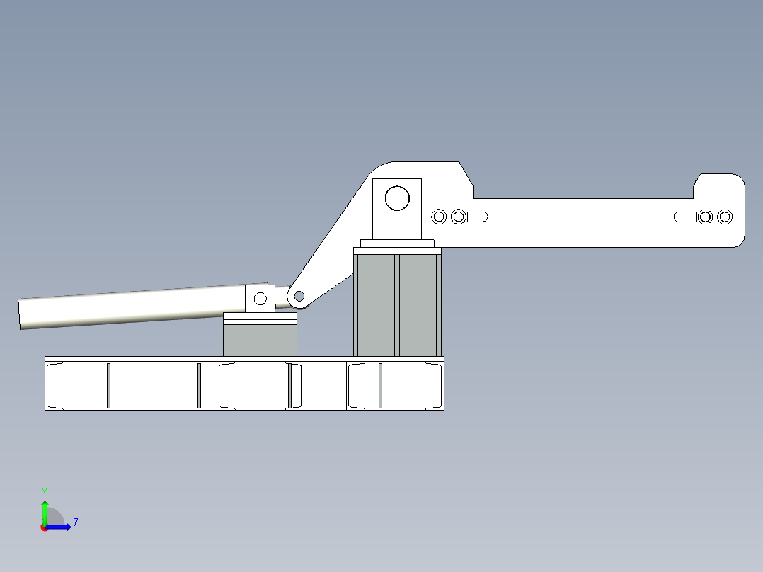 90度立模机左视图