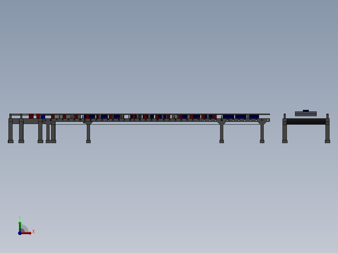 Bursa Golf输送生产线前视图