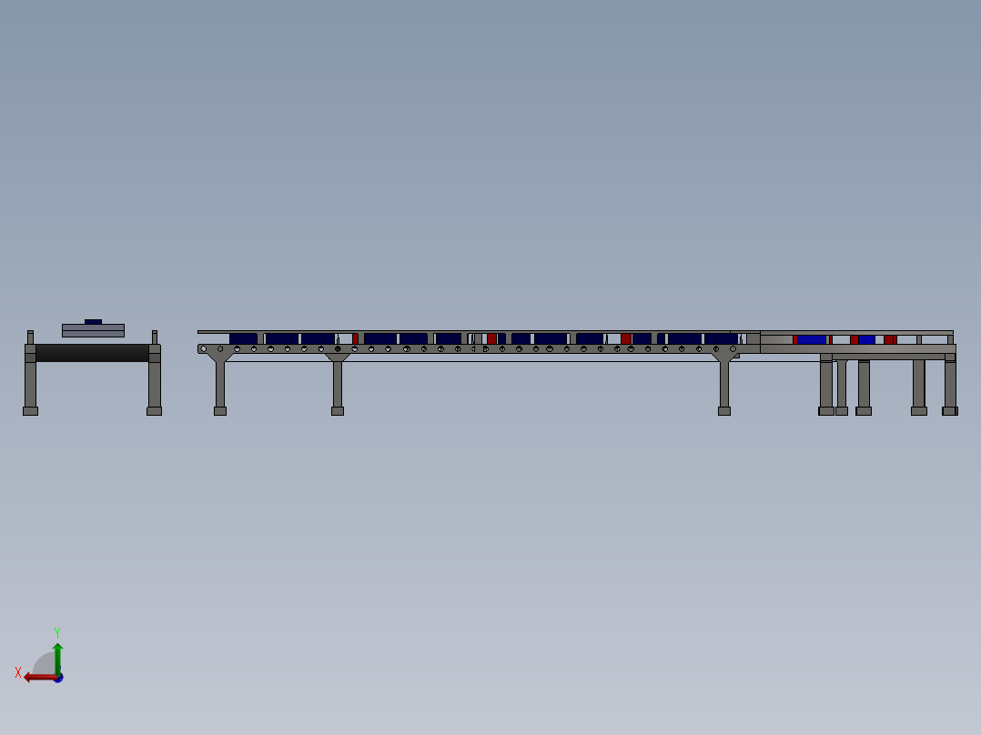 Bursa Golf输送生产线后视图