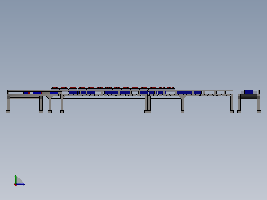 Bursa Golf输送生产线左视图