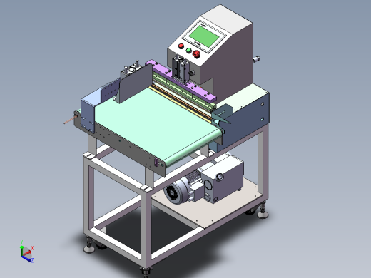 装袋流水线台式外抽真空热合热封口机--1407627--88