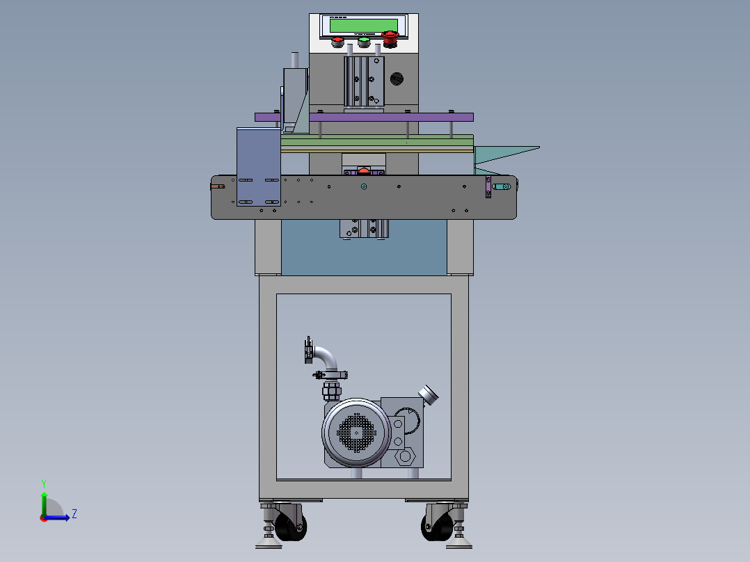 装袋流水线台式外抽真空热合热封口机--1407627--88前视图