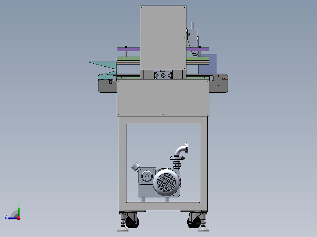 装袋流水线台式外抽真空热合热封口机--1407627--88后视图