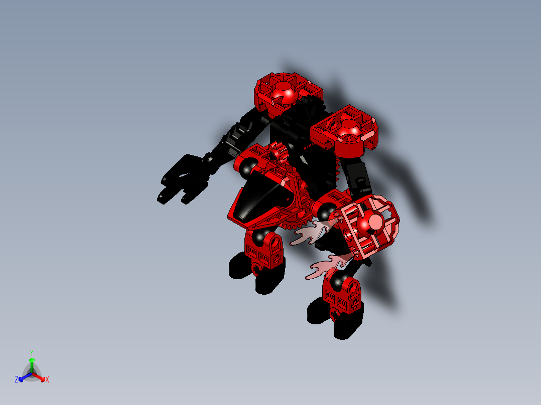 喷火机器人主视图