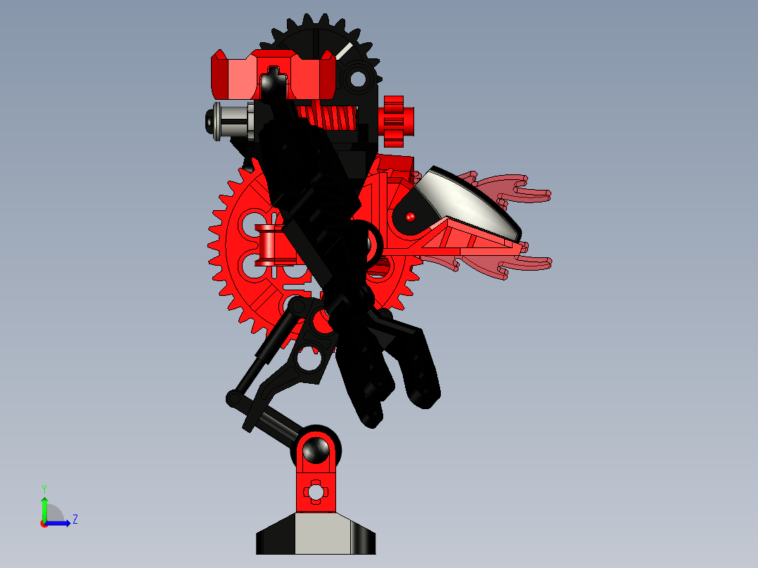 喷火机器人左视图