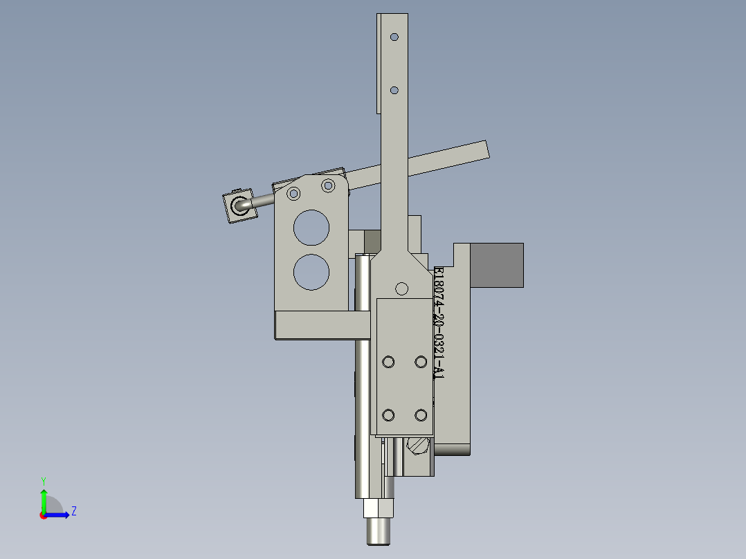 E18074-20-0300-A1(出料口夹紧2左视图