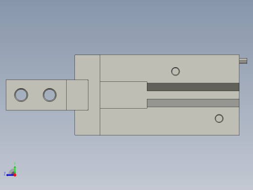 气缸MHZ2-40D-M9NL右视缩略图