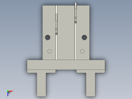 气缸MHZ2-40D-M9NL俯视缩略图