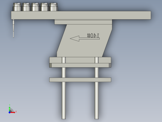 轴套组装出料导槽组件前视缩略图