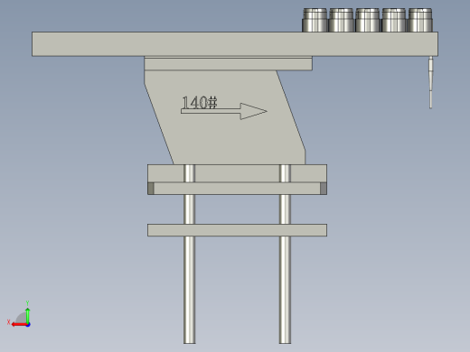 轴套组装出料导槽组件后视缩略图