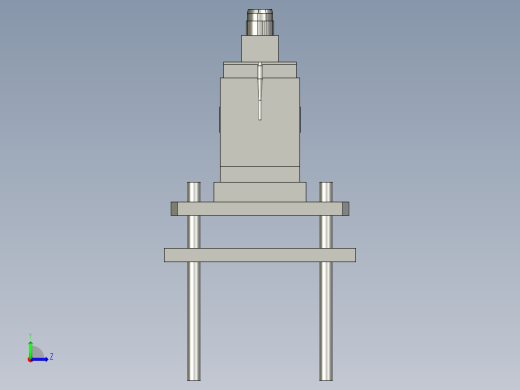 轴套组装出料导槽组件左视缩略图