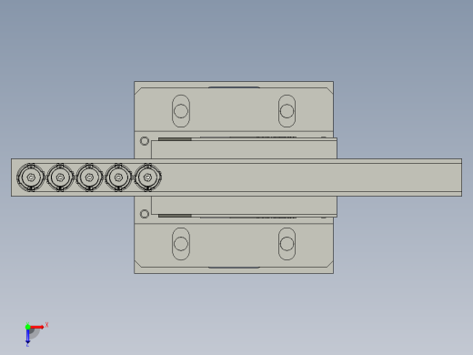 轴套组装出料导槽组件俯视缩略图