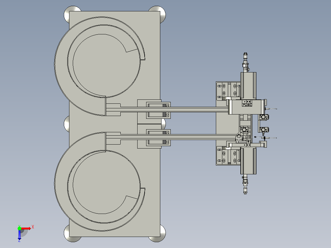 HG004-05-00-B上头帽组件俯视图