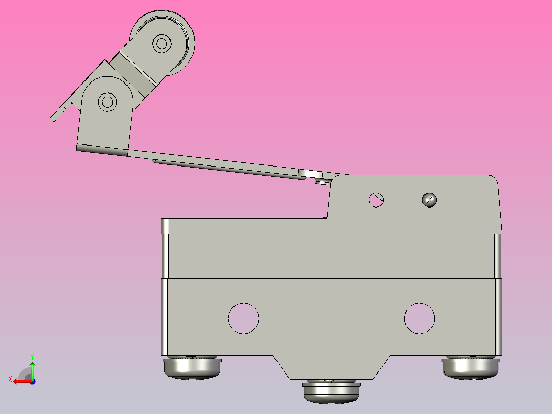 微动开关传感器ZIR52-1514后视图