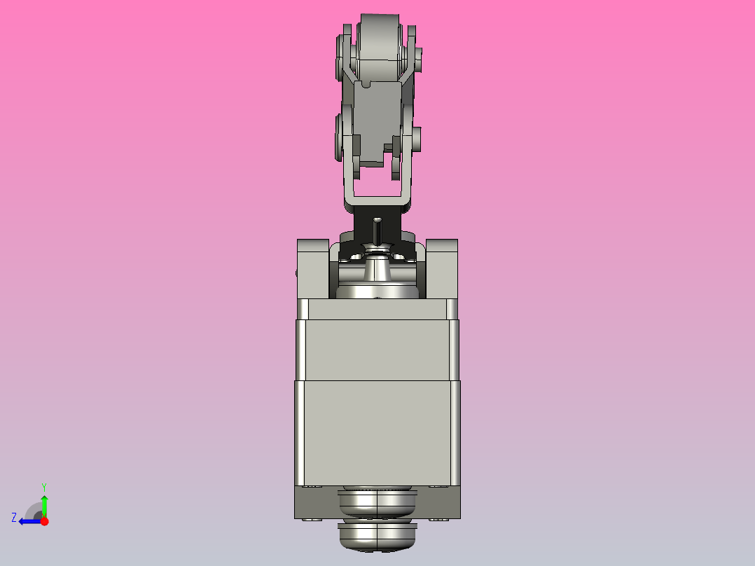 微动开关传感器ZIR52-1514右视图