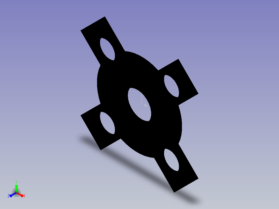 法兰垫片(Flange Gaske)正等轴测图