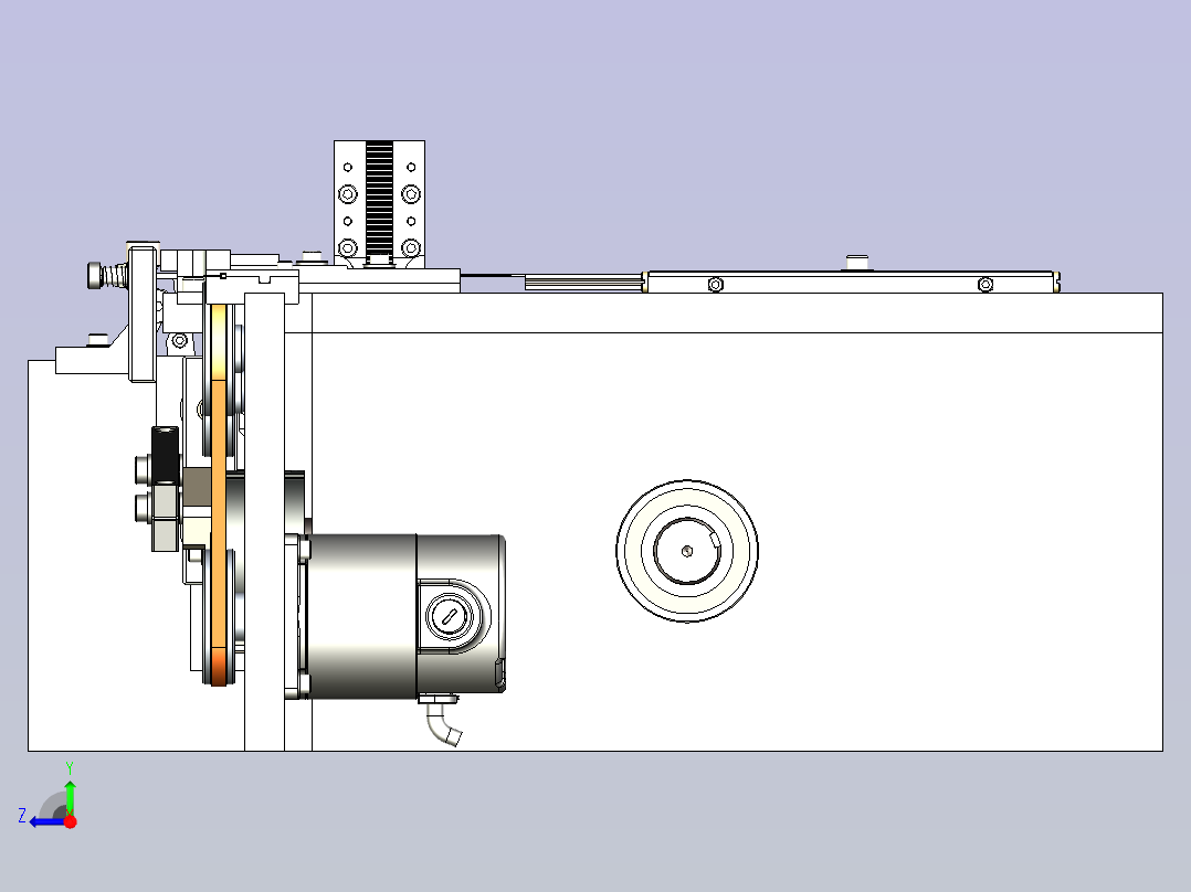 一种排针连接器加工设备右视图