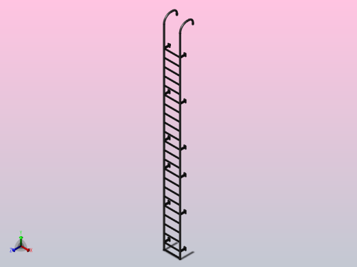 楼梯正等轴测缩略图