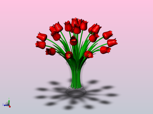 郁金香花瓶