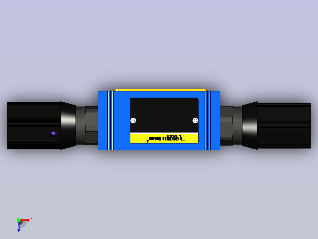 Z2FS6-7-4XJ-S2叠加式单向节流阀俯视图