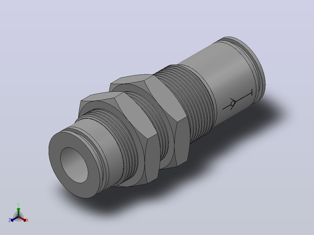 自封式快速接头HKCE隔板接头[HKCE10-00]主视图