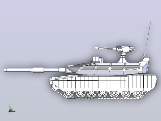 MBT HOZAN坦克前视缩略图