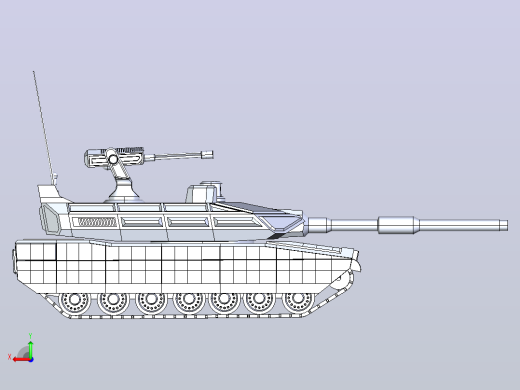 MBT HOZAN坦克后视缩略图