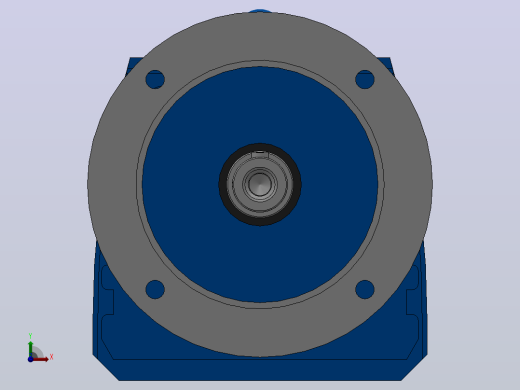 RF77法兰轴伸式安装斜齿轮减速机RF77-YVB0.25-4P-71-M1-0°-Φ250前视缩略图