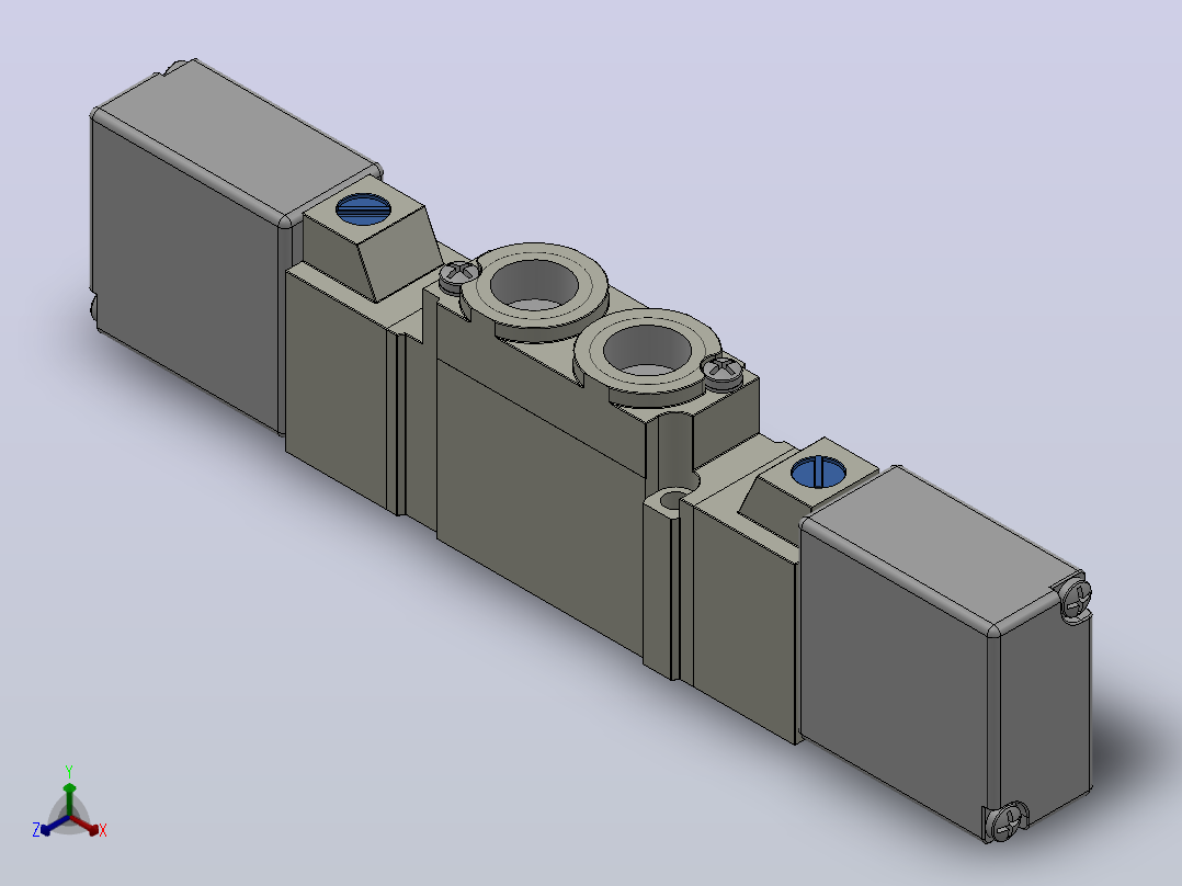 MFSM1000系列电磁阀[MFSM1220-01-DC24V-W]正等轴测图