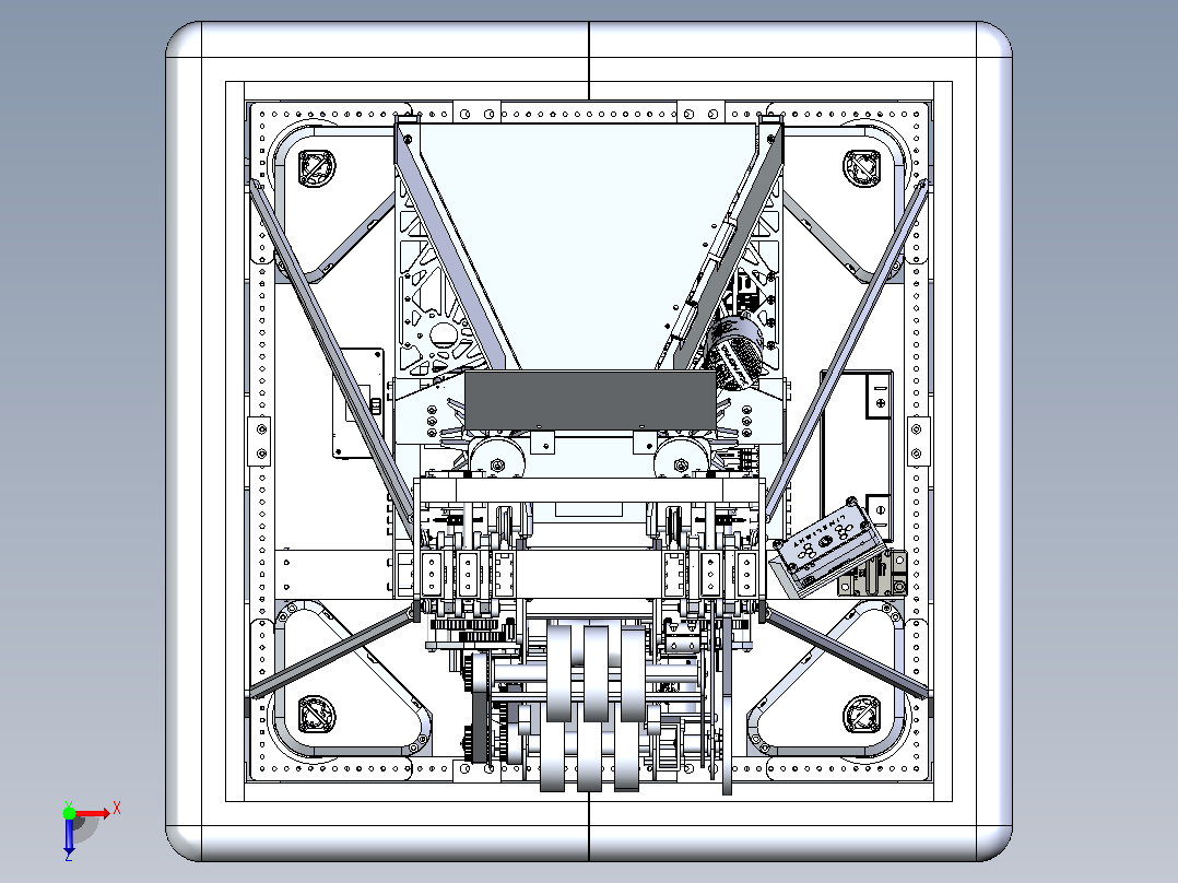 FRC Team 3473 ReefScape CAD 版本俯视图