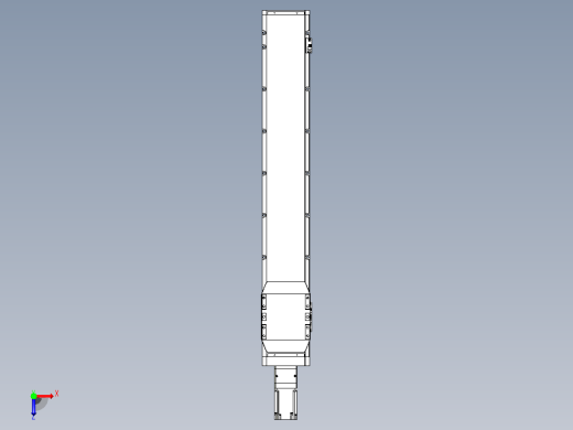 滚珠丝杠直线轴内置导轨TPA-GCR-170-2510C-L950-M-M75-N3俯视缩略图