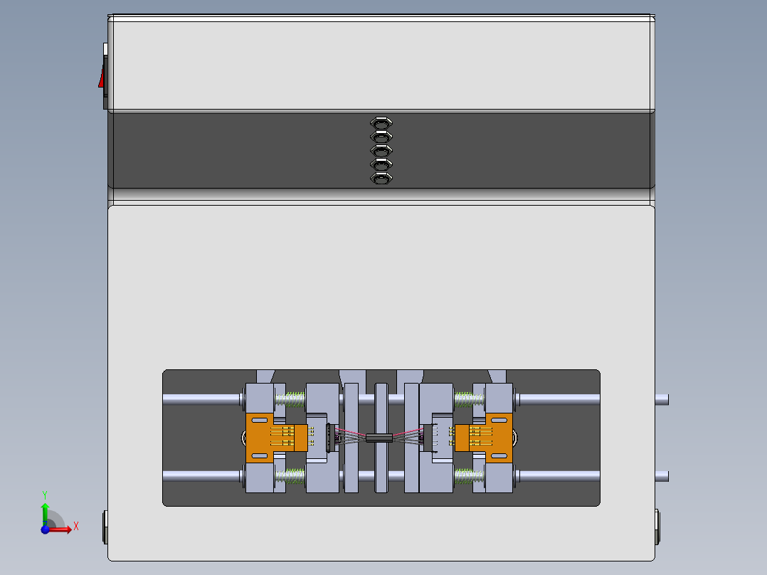 线材导通测试治具前视图