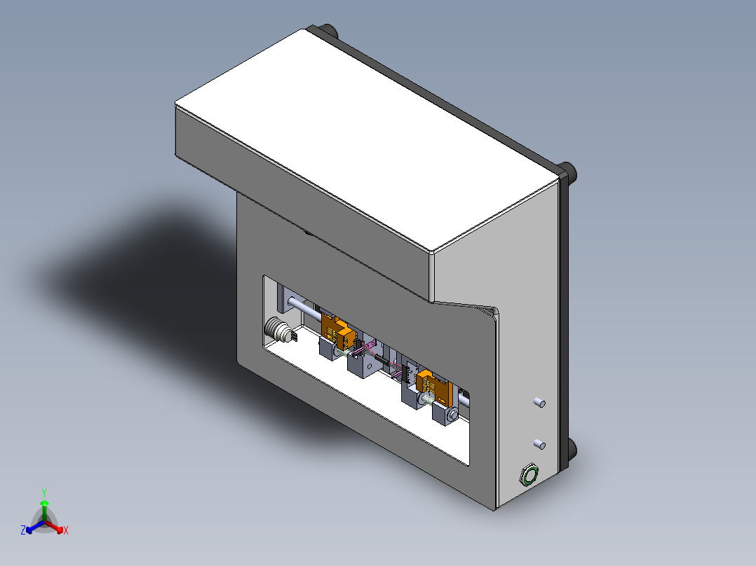 线材导通测试治具正等轴测图