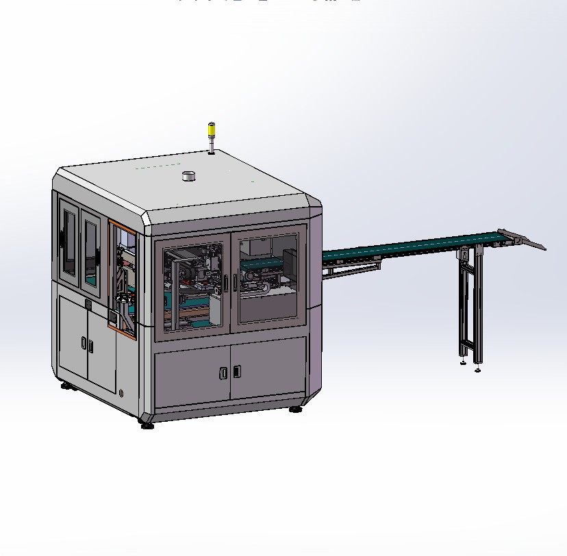 ZDH-QT-006 iphone7玻璃出货贴膜机(读码喷码贴膜一体机)