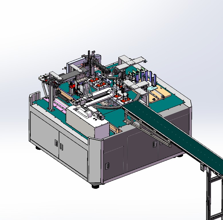 ZDH-QT-006 iphone7玻璃出货贴膜机(读码喷码贴膜一体机)