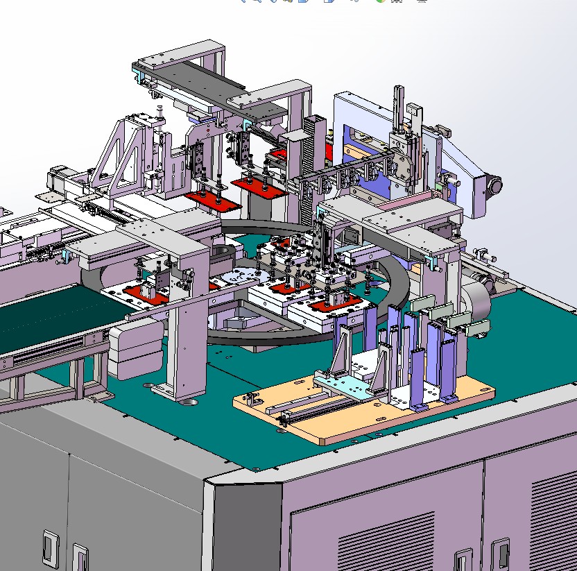 ZDH-QT-006 iphone7玻璃出货贴膜机(读码喷码贴膜一体机)