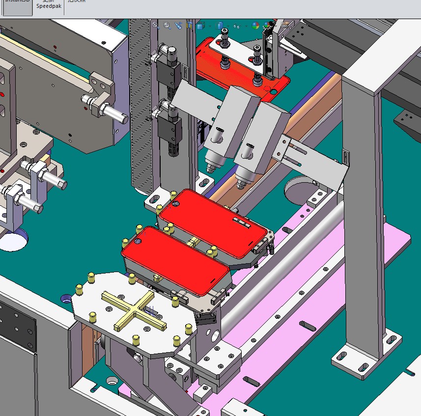 ZDH-QT-006 iphone7玻璃出货贴膜机(读码喷码贴膜一体机)