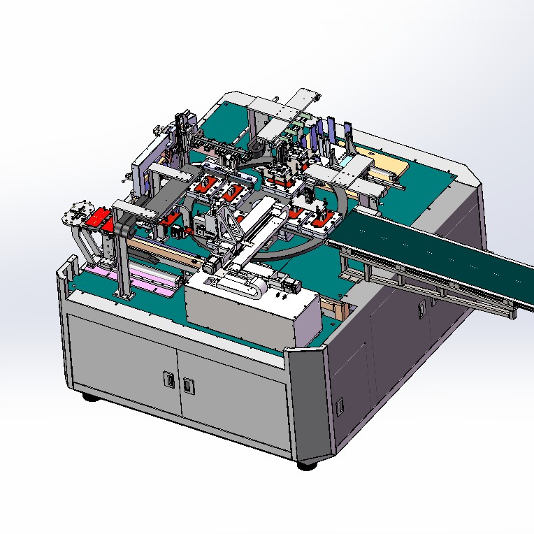 ZDH-QT-006 iphone7玻璃出货贴膜机(读码喷码贴膜一体机)