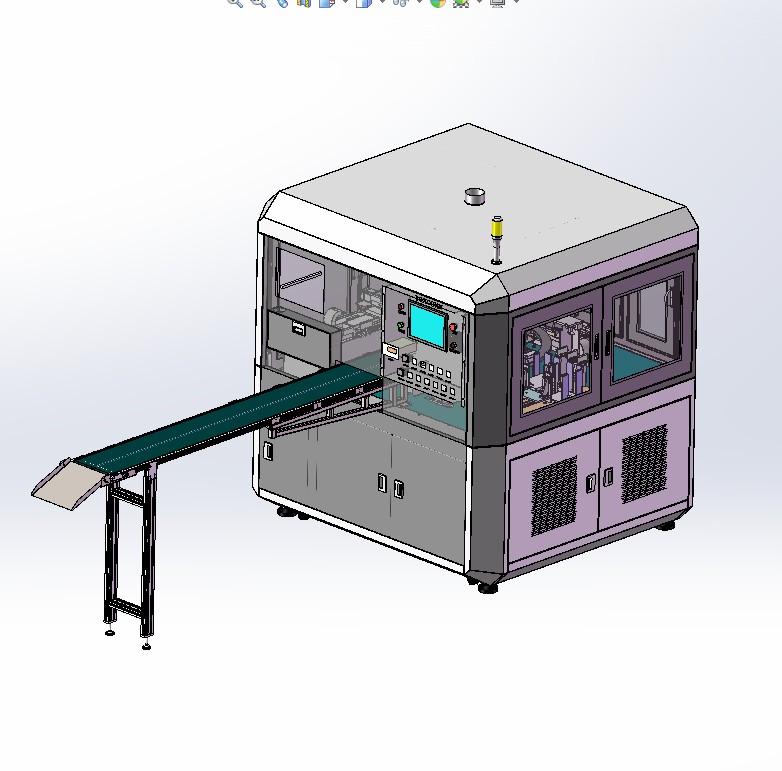 ZDH-QT-006 iphone7玻璃出货贴膜机(读码喷码贴膜一体机)