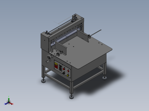 WQ500G切片机正等轴测缩略图