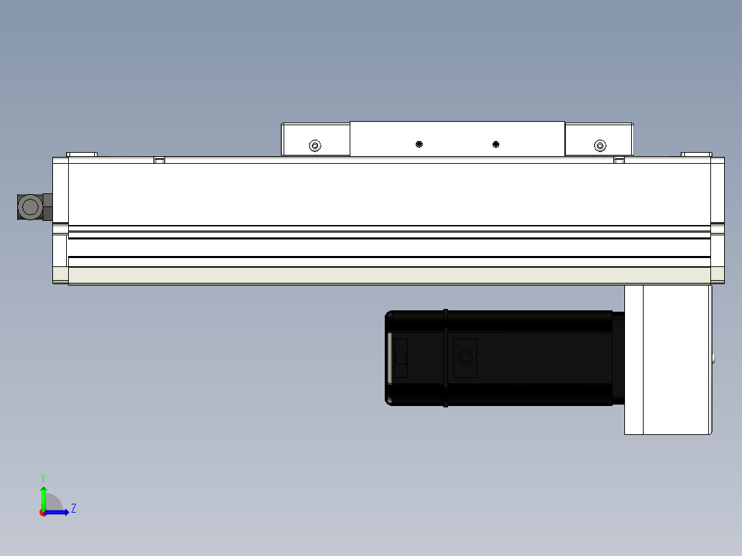 Toyo东佑达直线模组-ECH17-100-BM-400W+煞車左视图