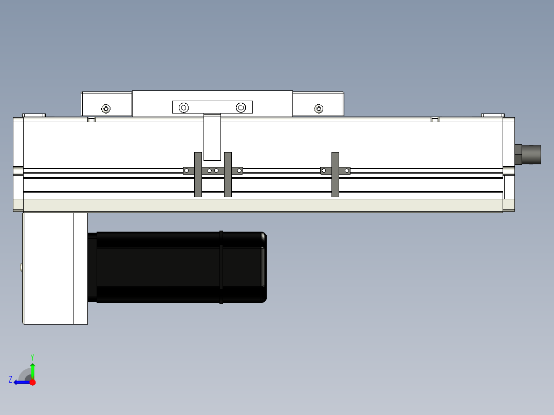 Toyo东佑达直线模组-ECH17-100-BM-400W+煞車右视图