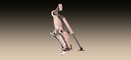 B 外骨骼 跳跃外骨骼 单兵辅助骨骼 机械设计 3D建模图纸jumping-exoskeleton缩略图