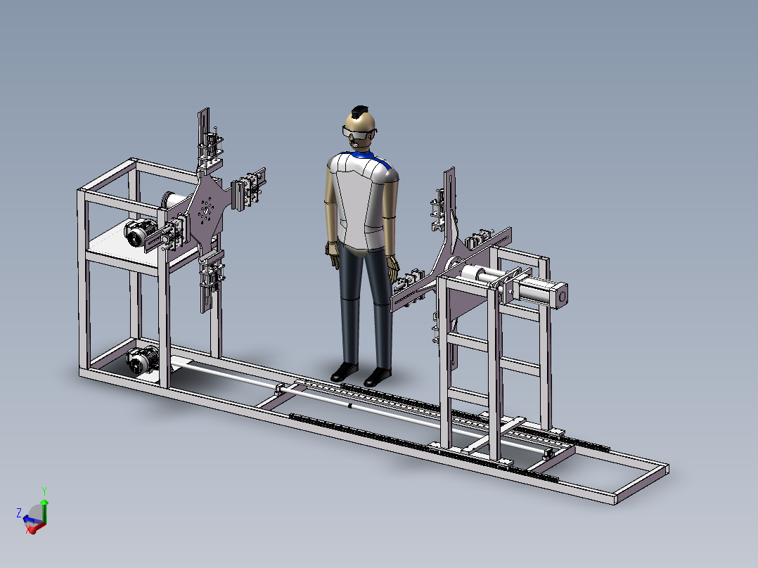 双工位定位旋转装配机设计模型
