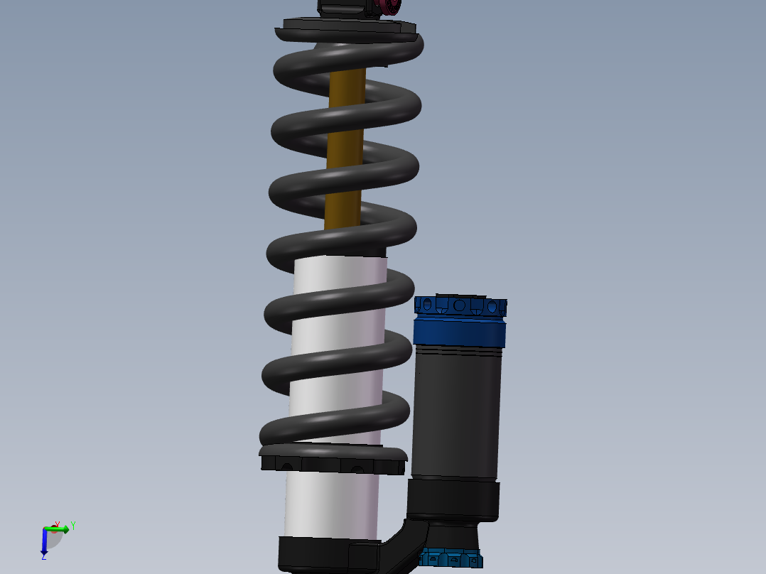 车用双筒减振器设计