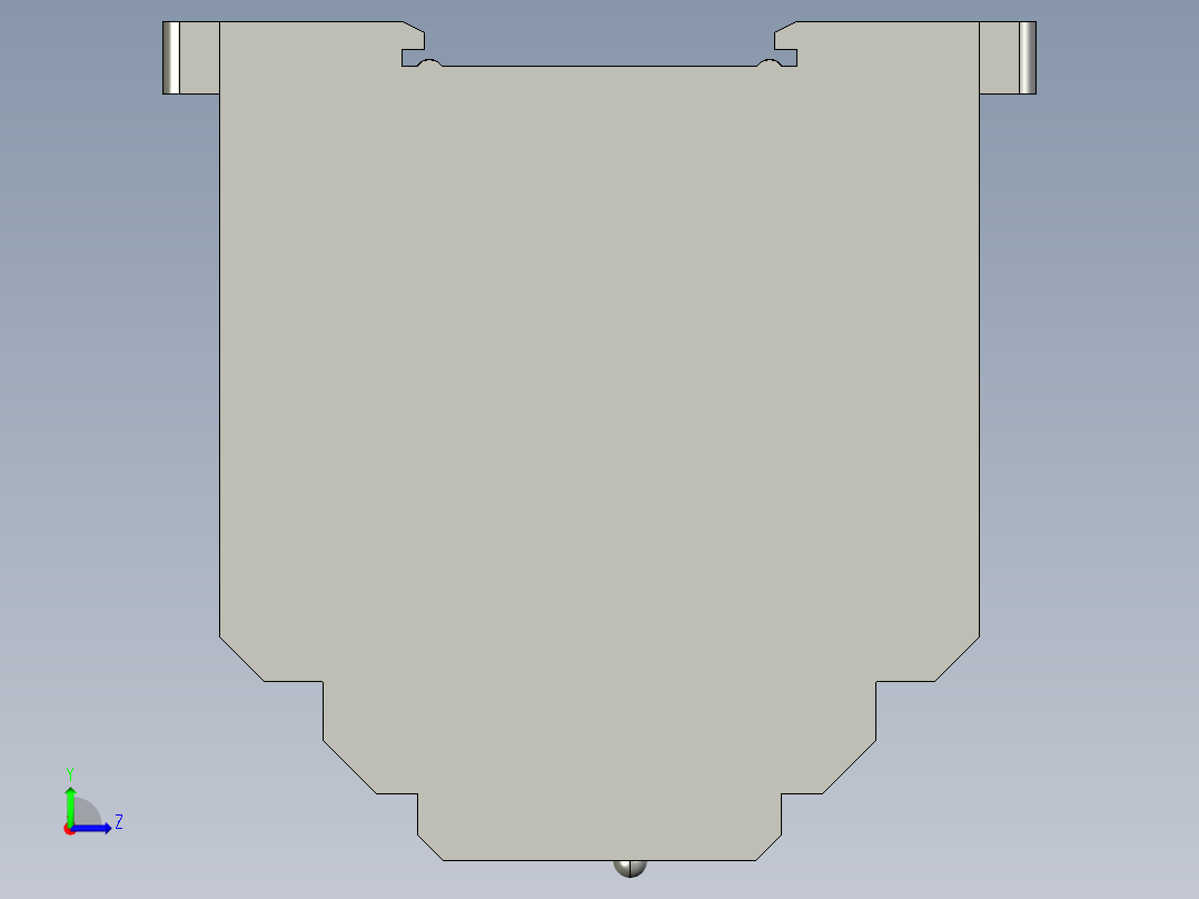 基恩士PS-25_kc图纸模型左视图