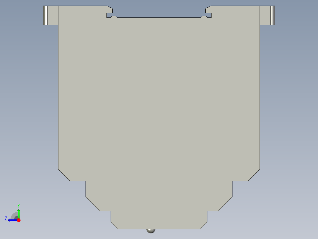 基恩士PS-25_kc图纸模型右视图
