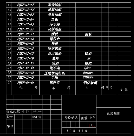 垃圾车CAD缩略图